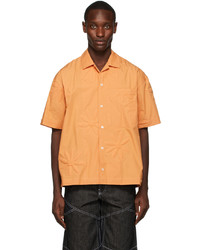 Jacquemus Orange La Montagne La Chemise Jean Shirt