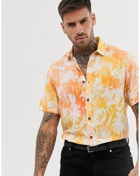 ASOS DESIGN Regular Fit Shirt In Floral Print