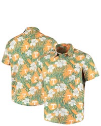 FOCO Tennessee Orange Tennessee Volunteers Floral Button Up Shirt
