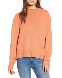Leith Fuzzy Side Slit Sweater