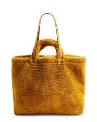 Topshop Finley Reversible Faux Fur Tote Bag
