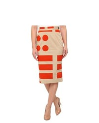 Vivienne Westwood Anglomania Basic Pencil Skirt Skirt Orange