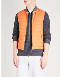Brunello Cucinelli Reversible Quilted Shell Down Gilet