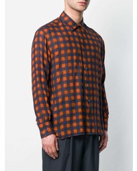 Federico Curradi Check Pattern Long Sleeve Shirt