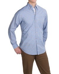 Scott Barber James Plain Weave Cotton Shirt Long Sleeve
