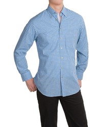 Scott Barber James Plain Weave Cotton Shirt Long Sleeve