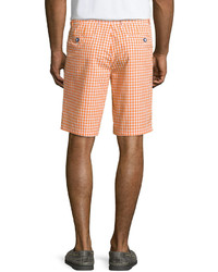 Neiman Marcus Fancy Gingham Shorts