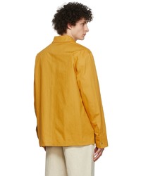 Jil Sander Yellow Organic Cotton Jacket