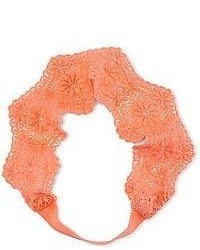 Carole Orange Lace Head Wrap