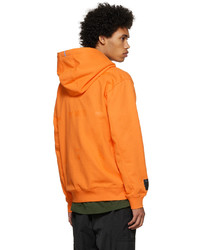 McQ Orange Cotton Hoodie