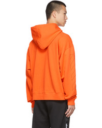 Off-White Orange Diag Ow Logo Skate Hoodie