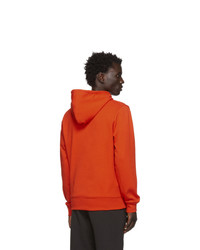 Saturdays Nyc Orange Ditch Slash Hoodie, $61 | SSENSE | Lookastic