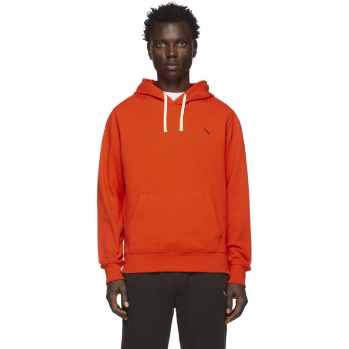 Saturdays Nyc Orange Ditch Slash Hoodie, $61 | SSENSE | Lookastic