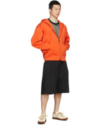 Rito Structure Orange Recycled Zip Hoodie