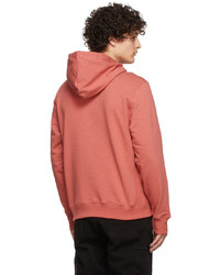 Ps By Paul Smith Pink Zebra Embroidery Hoodie