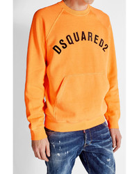 DSQUARED2 Printed Cotton Hoody