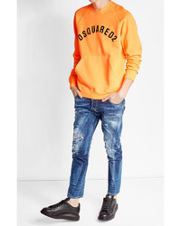 DSQUARED2 Printed Cotton Hoody