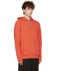 Ps By Paul Smith Red Zebra Hoodie