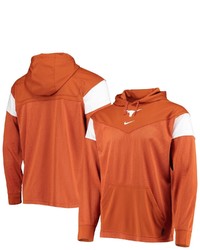 Nike Texas Orange Texas Longhorns Sideline Jersey Pullover Hoodie