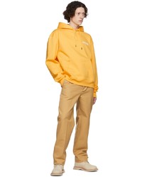 Jacquemus Yellow Le Sweatshirt Hoodie