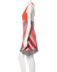 M Missoni Striped Knit Dress