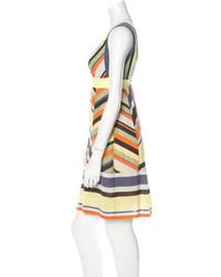 M Missoni Striped Mini Dress