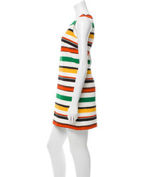 Dolce & Gabbana Striped Sleeveless Dress