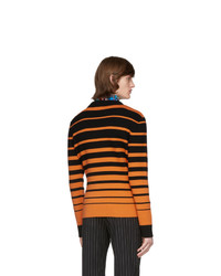 PACO RABANNE Black And Orange Sailor Sweater