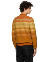 Loro Piana Orange Oban Crewneck Sweater