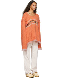 Vitelli Orange Ustmamo Sweater
