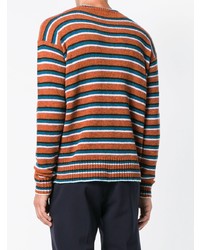 Prada Striped Long Sleeve Sweater