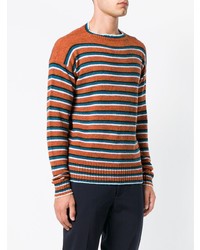 Prada Striped Long Sleeve Sweater