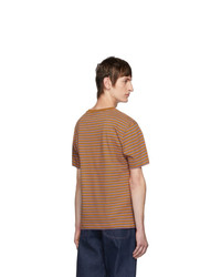 Carne Bollente Brown Striped Dickface T Shirt