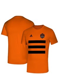 adidas Orange Houston Dynamo Fc Three Stripe Life Pitch T Shirt At Nordstrom