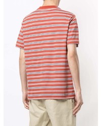 Cerruti 1881 Short Sleeve Striped Print T Shirt