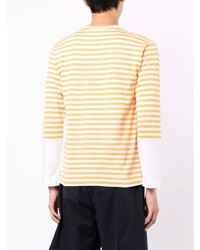 Comme Des Garcons Play Comme Des Garons Play Long Sleeve Striped T Shirt