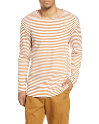 WAX LONDON Duval Stripe Long Sleeve T Shirt
