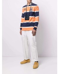Polo Ralph Lauren Block Striped Long Sleeve Polo Shirt