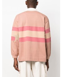 Story Mfg. Striped Organic Cotton Polo Shirt