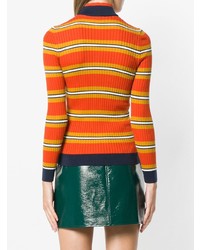 Courreges Courrges Striped Fitted Sweater