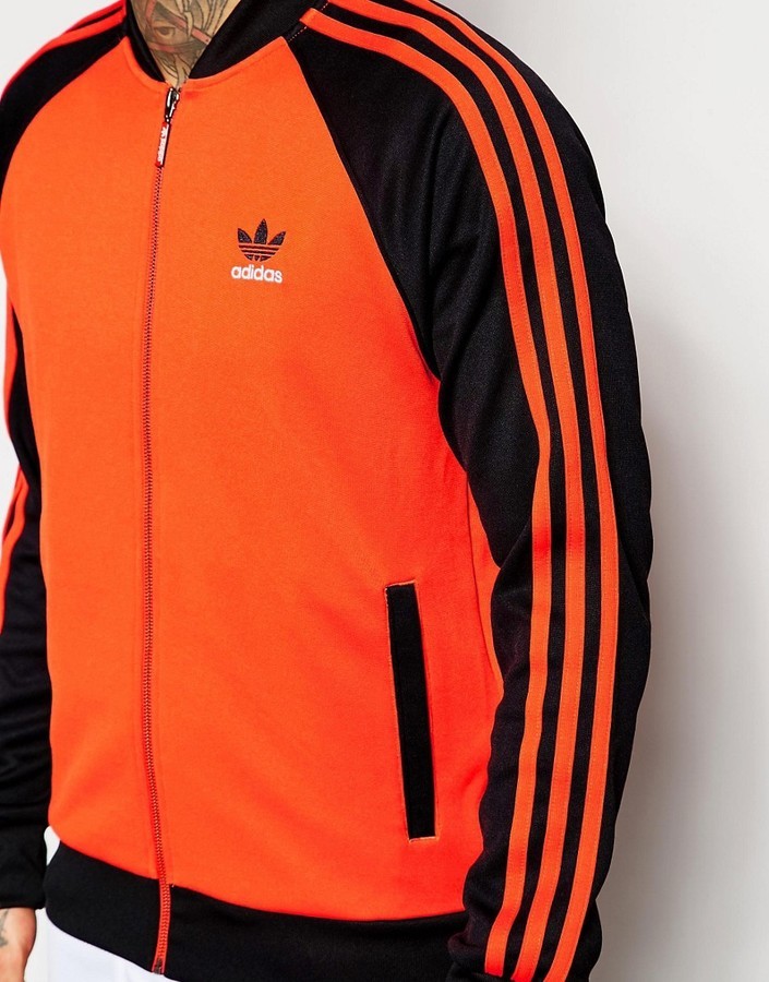 adidas originals orange jacket