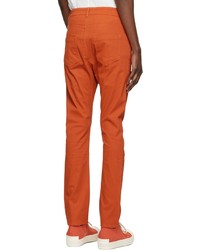 Rick Owens DRKSHDW Orange Detroit Jeans