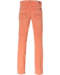 7 For All Mankind Seven For All Mankind Slimmy Jeans In Orange