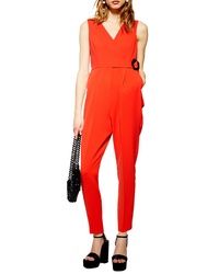 Topshop orange sales jumpsuit