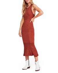 Free People Come My Way Body Con Sweater Dress