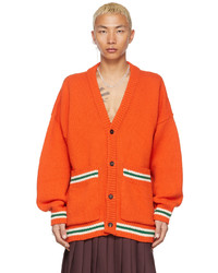 EGONlab Orange Knit Oversized Cardigan