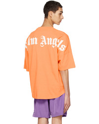 Palm Angels Orange Oversized T Shirt