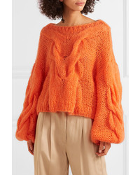 Loewe Oversized Cable And Open Knit Sweater