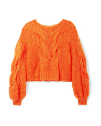 Loewe Oversized Cable And Open Knit Sweater