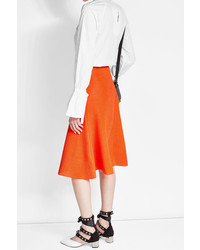 Victoria Beckham Knit Skirt With Cotton